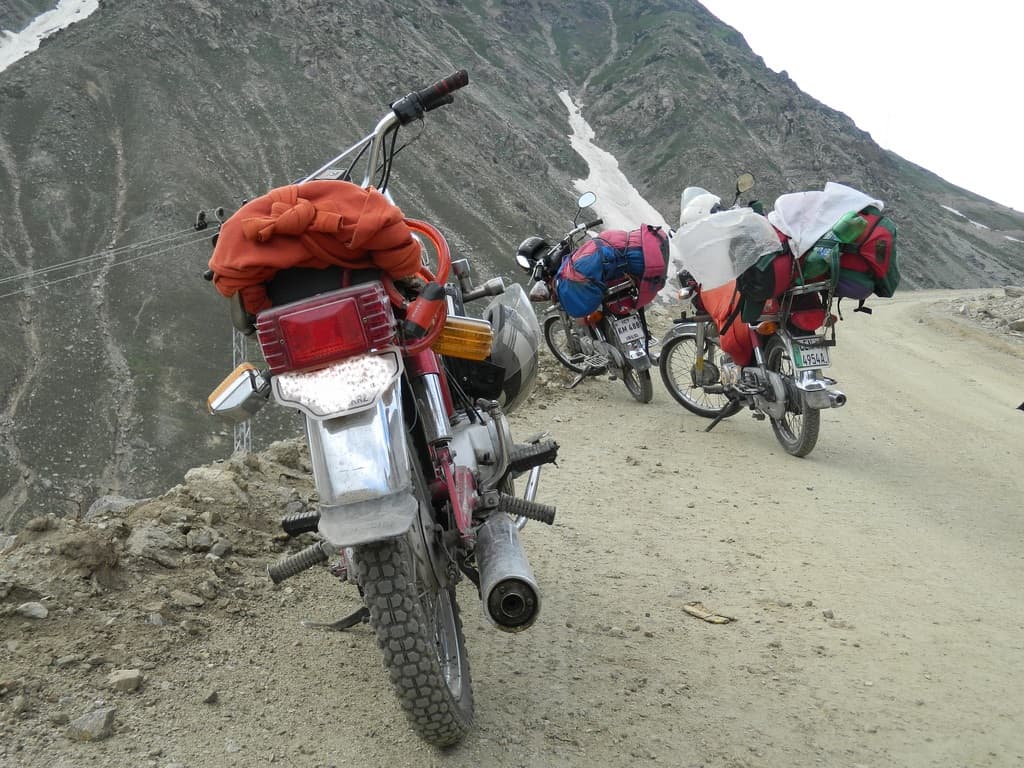 Mountain biking on the Karakoram Highway route