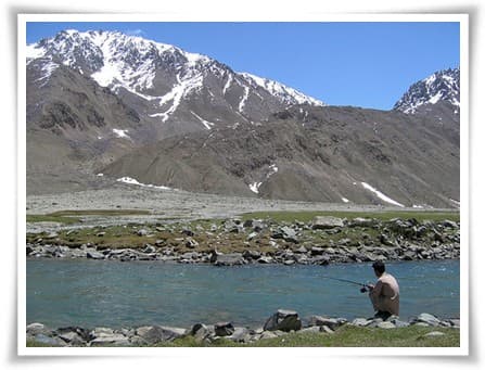 Trout fishing in the rivers of northern Pakistan