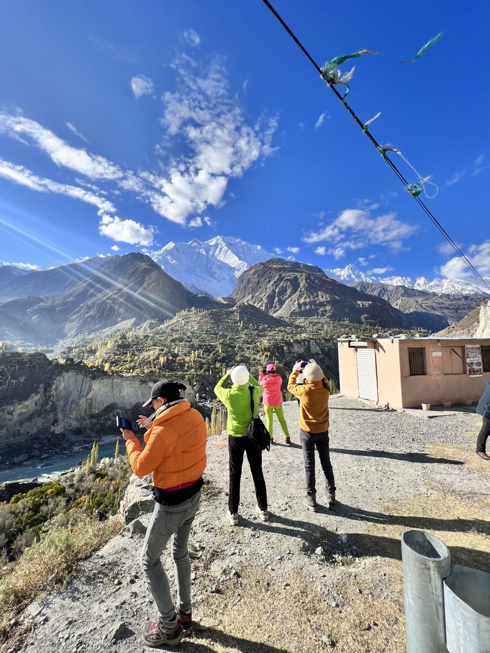 Scenic mountain valley views on the honeymoon tour to Kaghan and Hunza