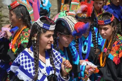 Traditional Kalash dress