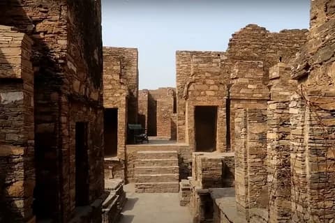 A Gandhara archaeological site